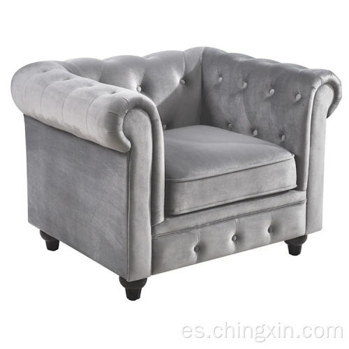 Sofá de silla de brazo de Chesterfield Muebles al por mayor